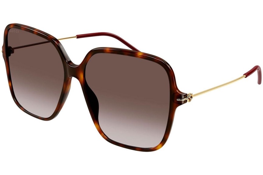 Ochelari de soare Gucci GG1267S 002 Oversize Havana