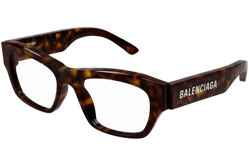 Ochelari Balenciaga BB0264O 002 Dreptunghiulari Havana