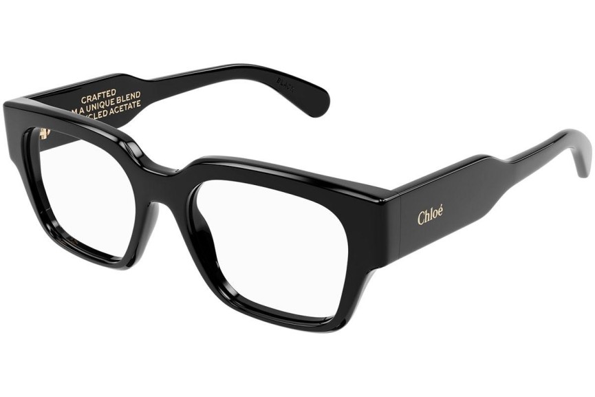 Ochelari Chloe CH0150O 001 Dreptunghiulari Negri