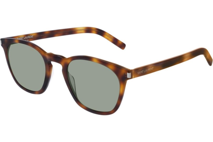 Ochelari de soare Saint Laurent SL28SLIM 002 Pătrați Havana