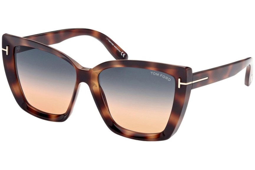 Ochelari de soare Tom Ford Scarlet FT0920 53P Pătrați Havana