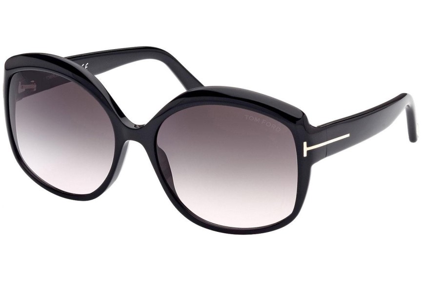 Ochelari de soare Tom Ford Chiara FT0919 01B Rotunzi Negri