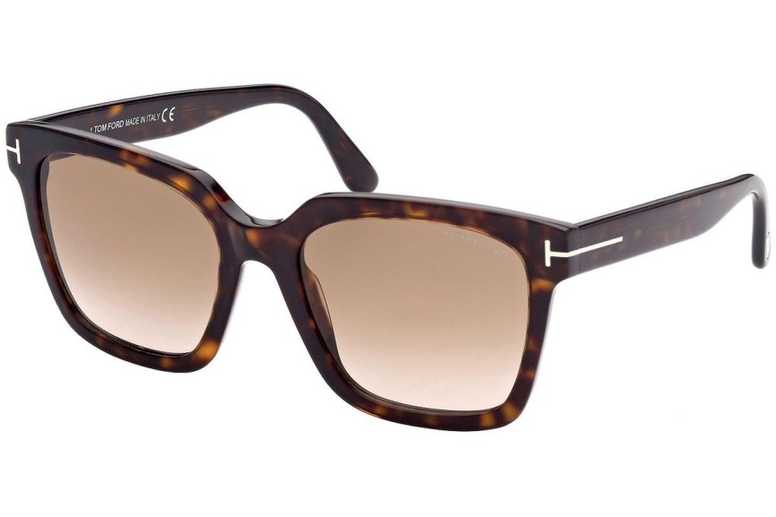 Ochelari de soare Tom Ford Selby FT0952 52F Pătrați Havana