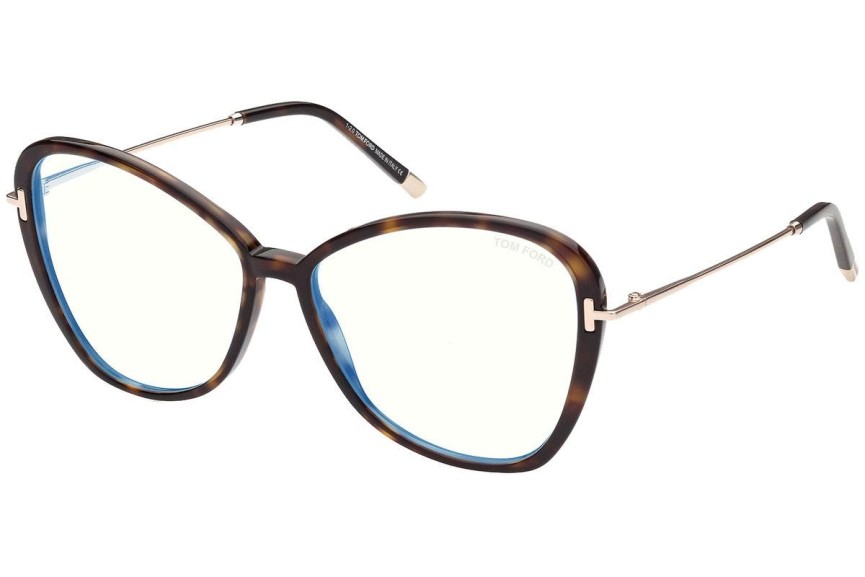 Ochelari Tom Ford FT5769-B 052 Cat Eye Havana