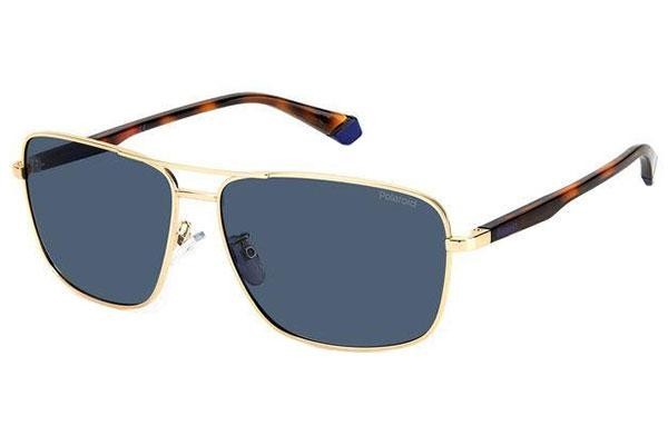 Ochelari de soare Polaroid PLD2119/G/S J5G/C3 Polarized Dreptunghiulari Aurii