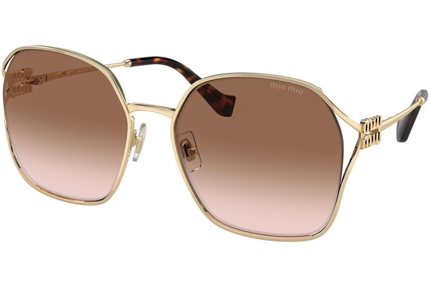 Ochelari de soare Miu Miu MU52WS ZVN0A6 Oversize Aurii