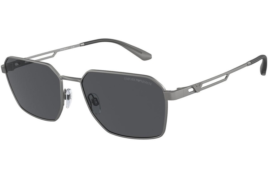 Ochelari de soare Emporio Armani EA2140 300387 Dreptunghiulari Gri