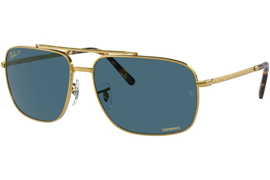 Ochelari de soare Ray-Ban RB3796 9196S2 Polarized Pilot Aurii