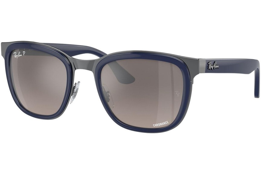 Ochelari de soare Ray-Ban Clyde RB3709 004/5J Polarized Pătrați Gri