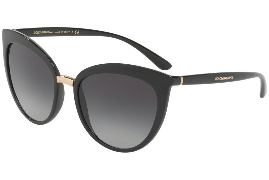 Ochelari de soare Dolce & Gabbana DG6113 501/8G Cat Eye Negri