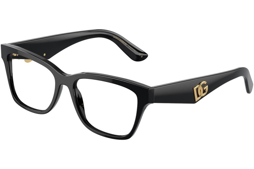 Ochelari Dolce & Gabbana DG3370 501 Dreptunghiulari Negri