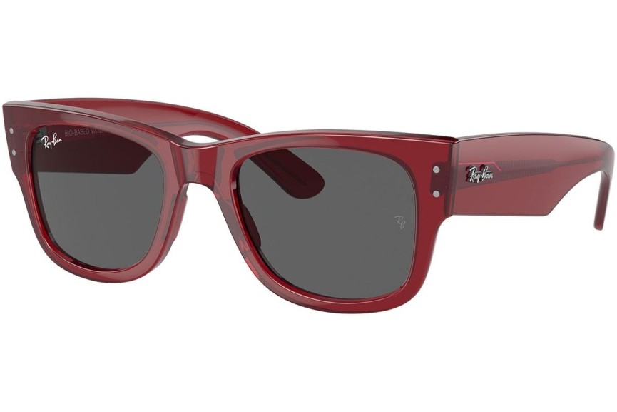 Ochelari de soare Ray-Ban Mega Wayfarer RB0840S 6679B1 Pătrați Roșii