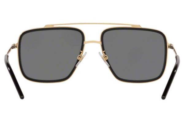 Ochelari de soare Dolce & Gabbana DG2220 02/81 Polarized Pătrați Negri