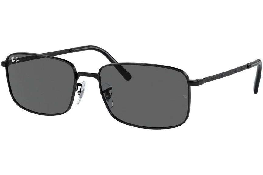 Ochelari de soare Ray-Ban RB3717 002/B1 Dreptunghiulari Negri