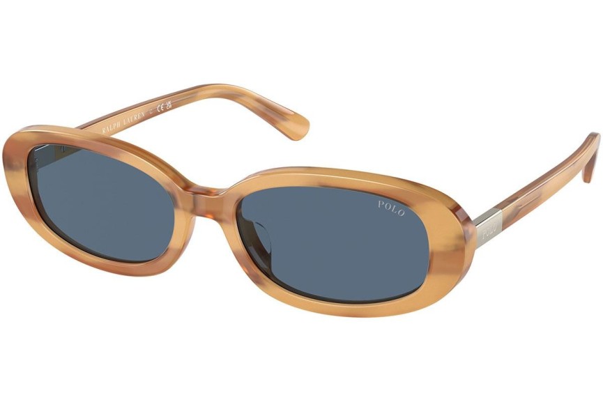 Ochelari de soare Polo Ralph Lauren PH4198U 607980 Ovali Havana