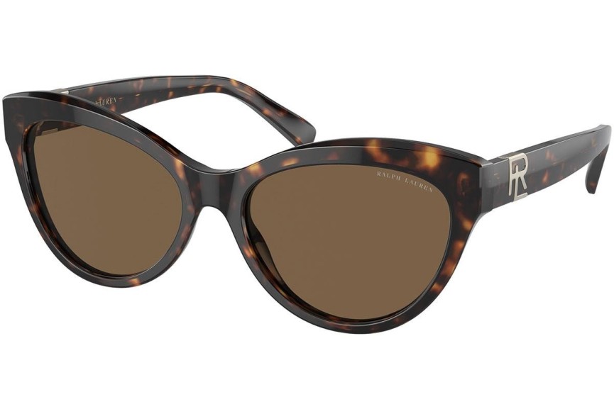 Ochelari de soare Ralph Lauren The Betty RL8213 500373 Cat Eye Havana