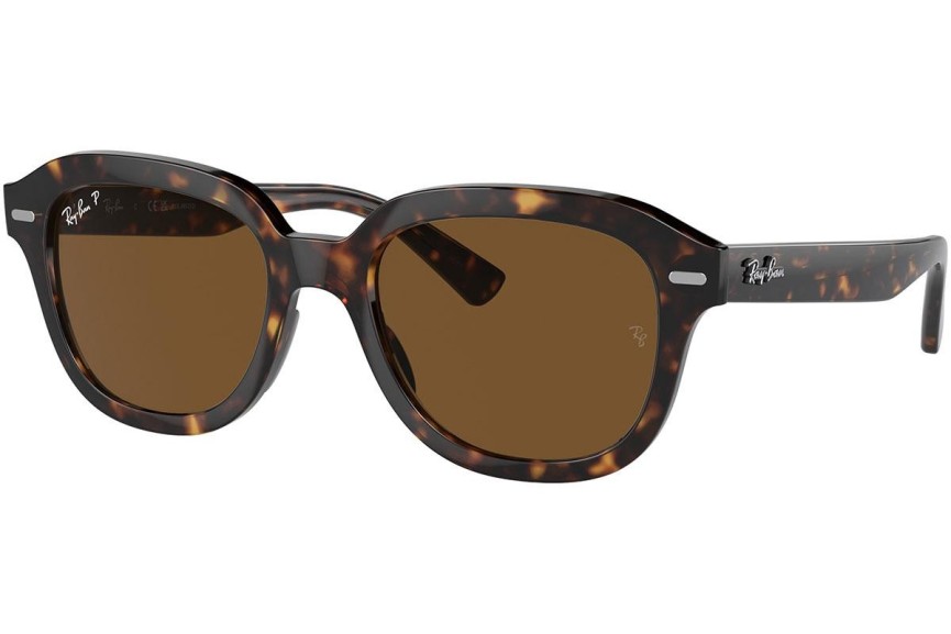 Ochelari de soare Ray-Ban Erik RB4398 902/57 Pătrați Havana