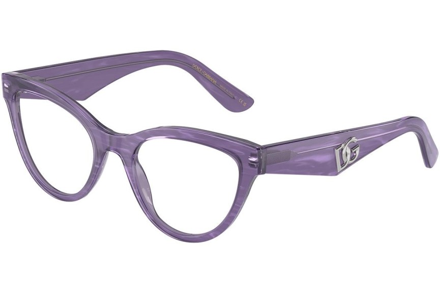 Ochelari Dolce & Gabbana DG3372 3407 Cat Eye Violeți