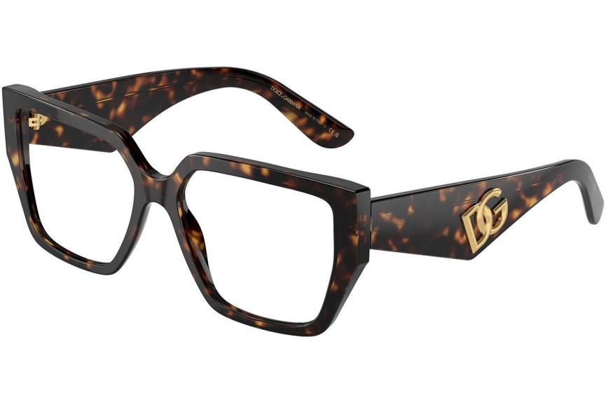 Ochelari Dolce & Gabbana DG3373 502 Pătrați Havana