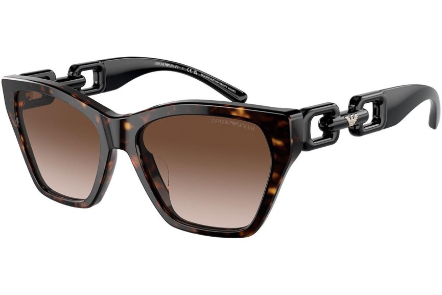 Ochelari de soare Emporio Armani EA4203U 502613 Cat Eye Havana