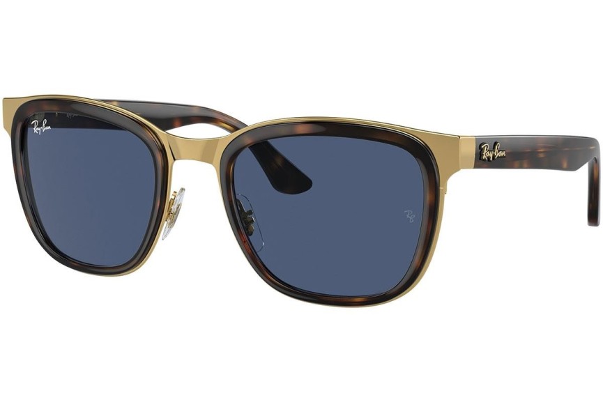 Ochelari de soare Ray-Ban Clyde RB3709 001/80 Pătrați Havana