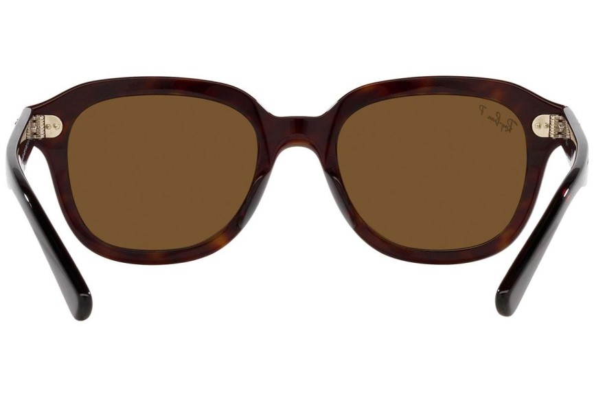 Ochelari de soare Ray-Ban Erik RB4398 902/57 Pătrați Havana