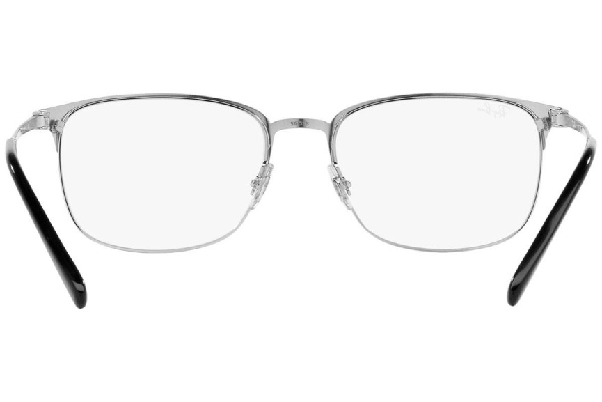 Ochelari Ray-Ban RX6494 2861 Pătrați Argintii