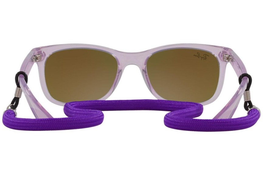 Ochelari de soare Ray-Ban Junior New Wayfarer Junior RJ9052S 7147B1 Pătrați Violeți