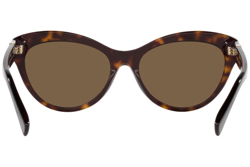 Ochelari de soare Ralph Lauren The Betty RL8213 500373 Cat Eye Havana