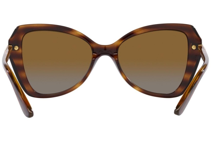 Ochelari de soare Vogue Eyewear VO5479S 1508T5 Polarized Cat Eye Havana