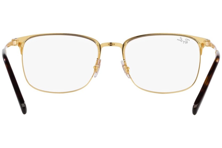 Ochelari Ray-Ban RX6494 2945 Pătrați Aurii