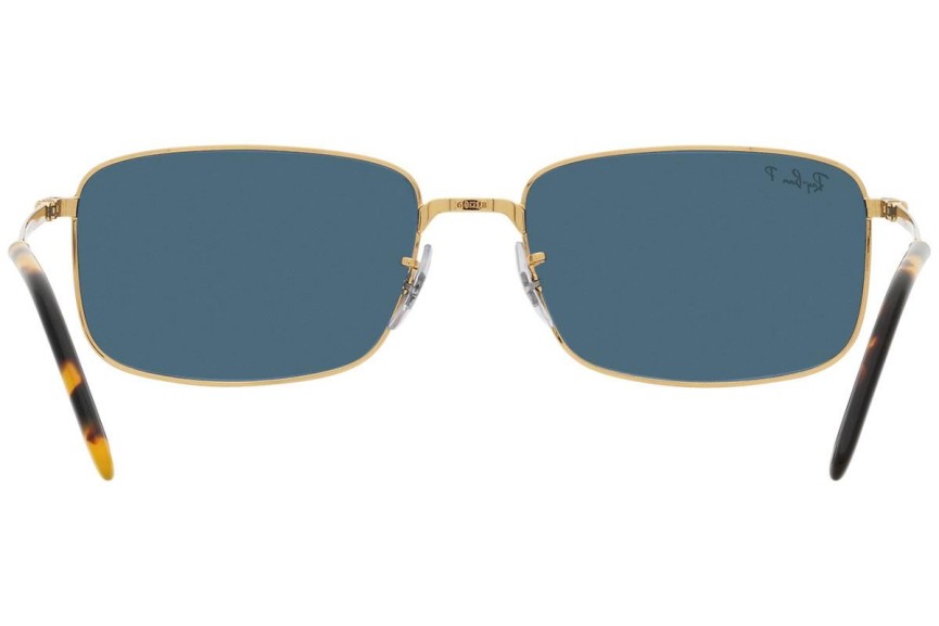 Ochelari de soare Ray-Ban RB3717 9196S2 Polarized Dreptunghiulari Aurii