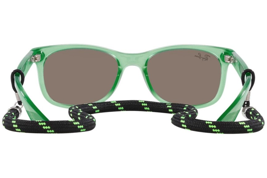 Ochelari de soare Ray-Ban Junior New Wayfarer Junior RJ9052S 71465A Pătrați Verzi