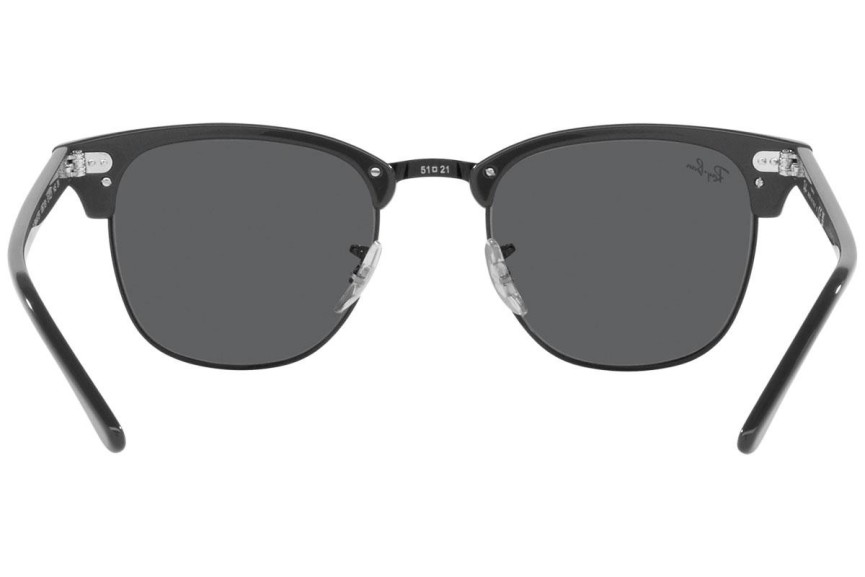 Ochelari de soare Ray-Ban Clubmaster RB3016 1367B1 Browline Gri