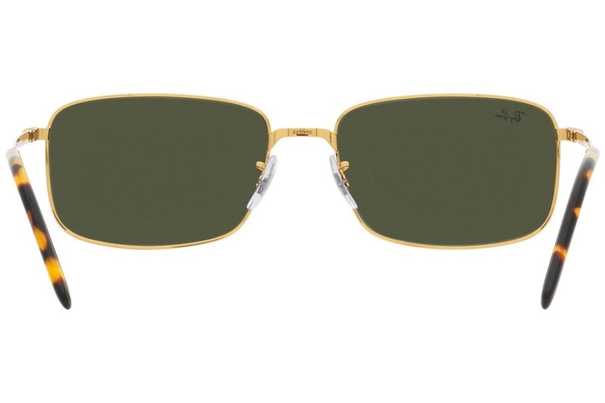 Ochelari de soare Ray-Ban RB3717 919631 Dreptunghiulari Aurii