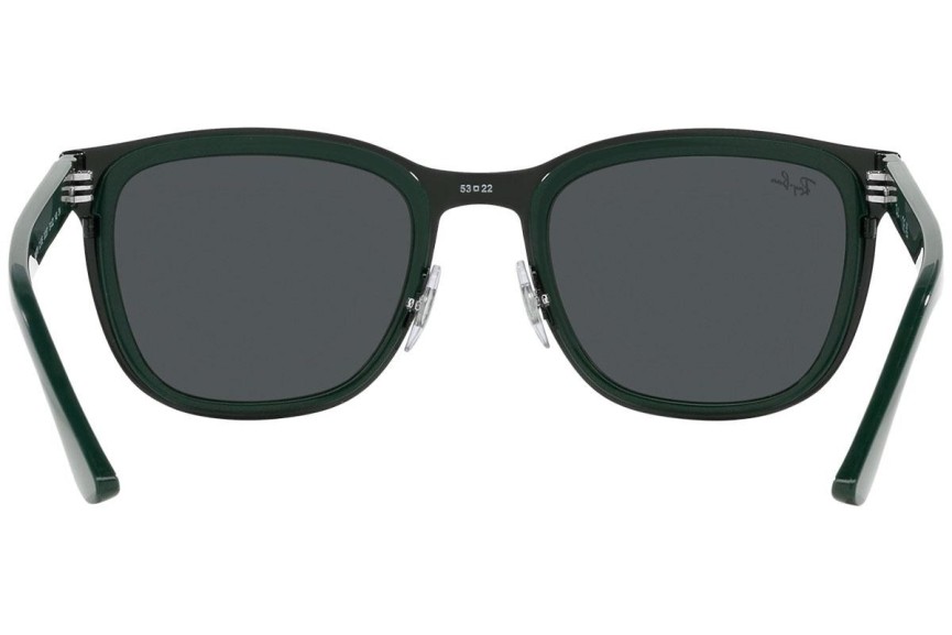 Ochelari de soare Ray-Ban Clyde RB3709 002/87 Pătrați Verzi