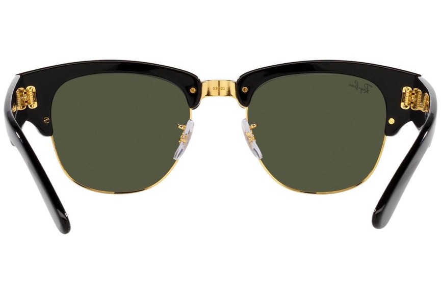 Ochelari de soare Ray-Ban Mega Clubmaster RB0316S 901/31 Browline Negri