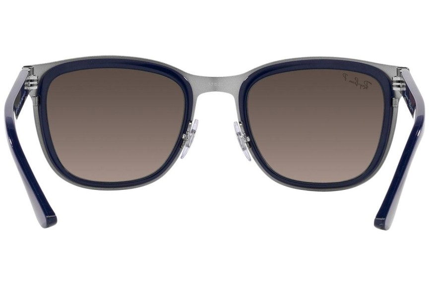 Ochelari de soare Ray-Ban Clyde RB3709 004/5J Polarized Pătrați Gri