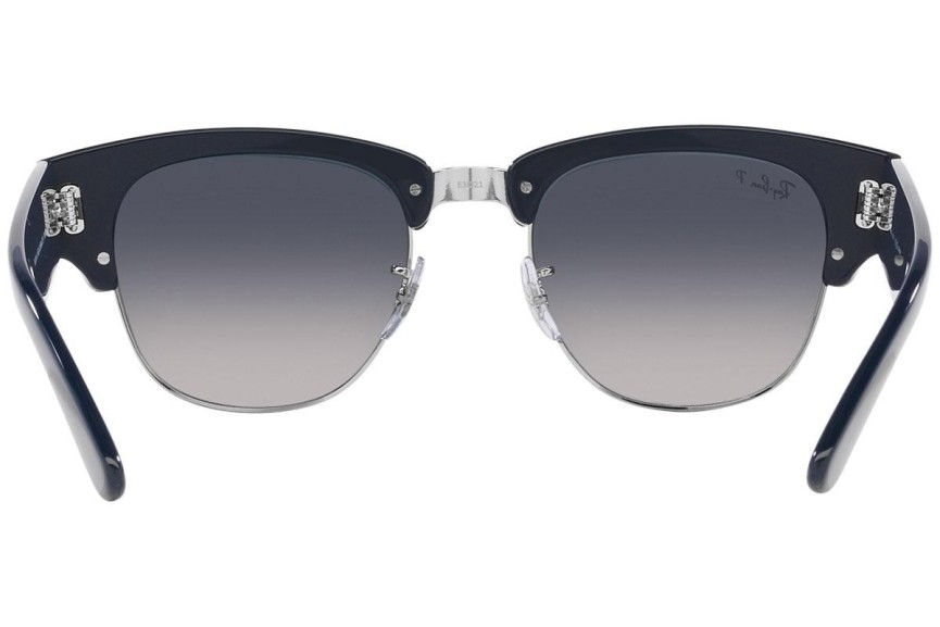 Ochelari de soare Ray-Ban Mega Clubmaster RB0316S 136678 Browline Albaștri