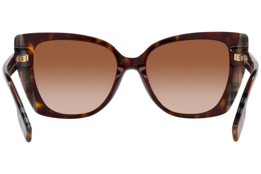 Ochelari de soare Burberry Meryl BE4393 405313 Cat Eye Havana