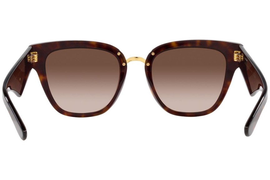 Ochelari de soare Dolce & Gabbana DG4437 502/13 Cat Eye Havana