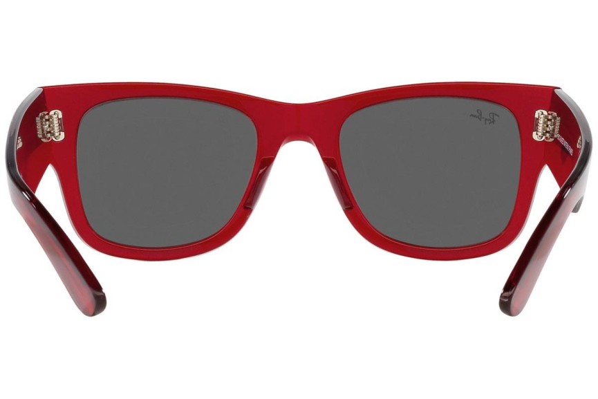 Ochelari de soare Ray-Ban Mega Wayfarer RB0840S 6679B1 Pătrați Roșii