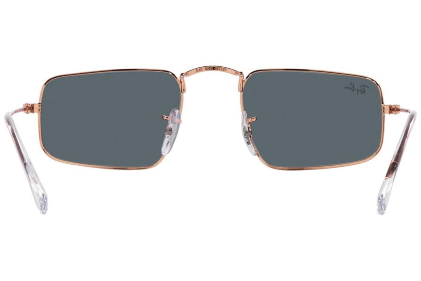 Ochelari de soare Ray-Ban Julie RB3957 9202R5 Dreptunghiulari Maro