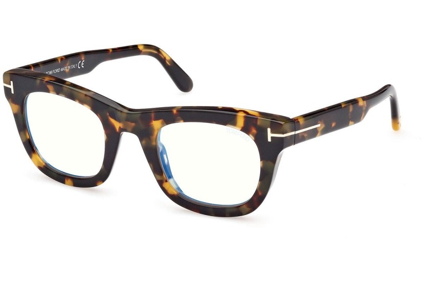 Ochelari Tom Ford FT5872-B 055 Pătrați Havana