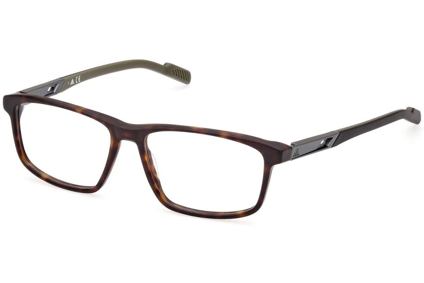 Ochelari Adidas Sport SP5043 052 Dreptunghiulari Havana