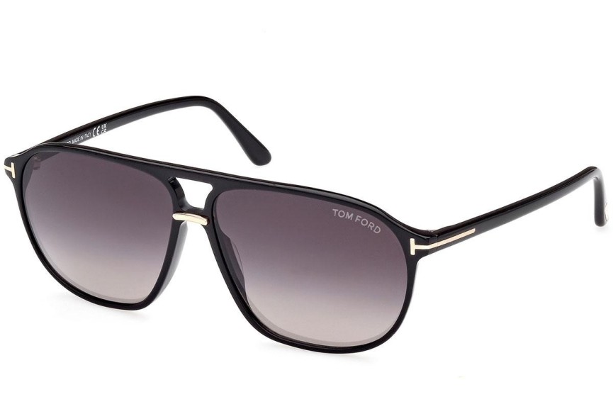 Ochelari de soare Tom Ford FT1026 01B Pilot Negri