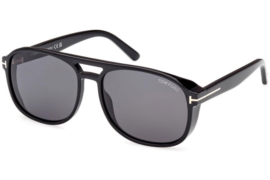 Ochelari de soare Tom Ford FT1022 01A Pilot Negri