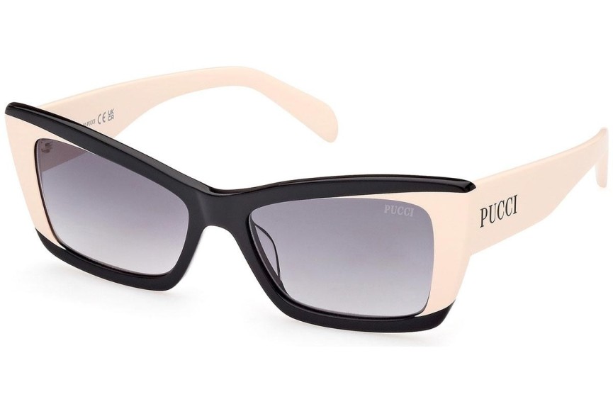 Ochelari de soare Emilio Pucci EP0205 05B Cat Eye Negri