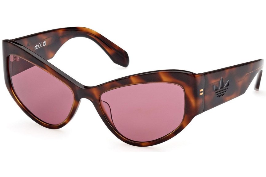 Ochelari de soare Adidas Originals OR0089 52S Cat Eye Havana