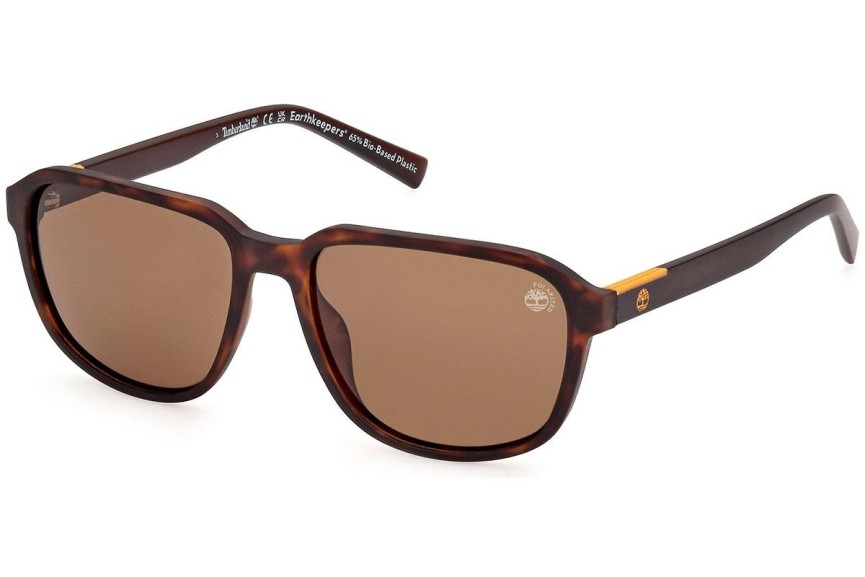 Ochelari de soare Timberland TB9311 52H Polarized Pătrați Havana